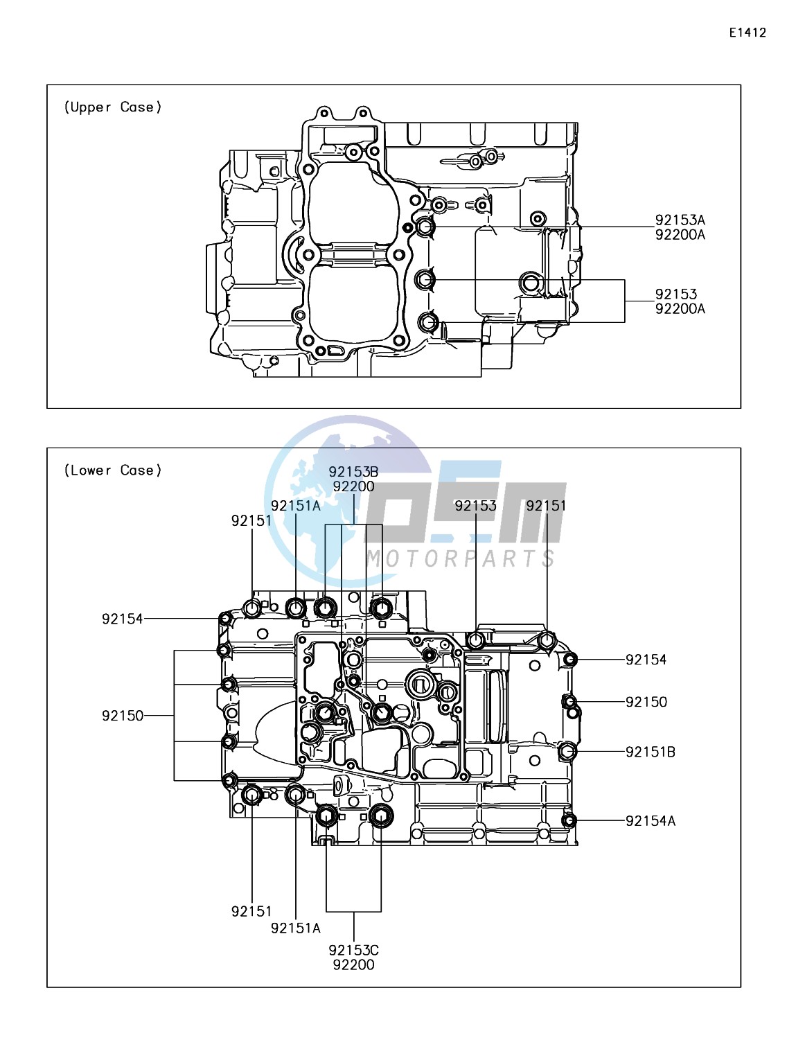 Crankcase Bolt Pattern