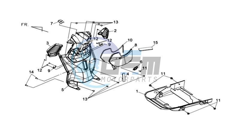 INNER LEG SHIELD / UNDERTAIL