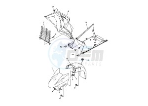 YP MAJESTY 400 drawing FENDER