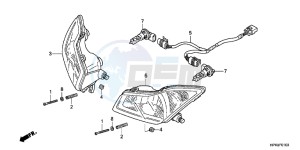 TRX420FPMB drawing HEADLIGHT