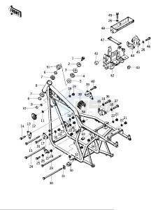 KZ 400 D (D) drawing FRAME_FRAME FITTINGS   -- 74 -75 KZ400_KZ400D- -