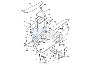 YP MAJESTY 250 drawing STAND-FOOTREST MY98