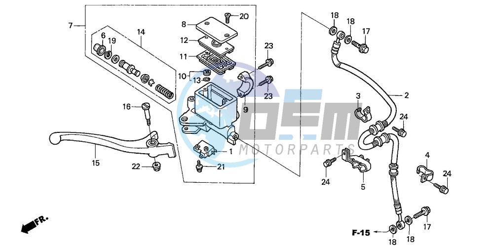 FR. BRAKE MASTER CYLINDER (NSS2501/2)