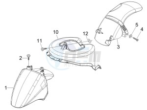 Zip & Zip 100 drawing Wheel housing - Mudguard