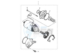 XJR 1200 drawing STARTING MOTOR