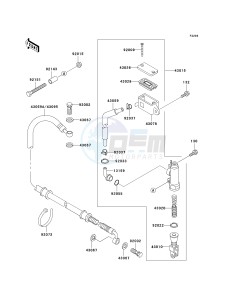 KEF 300 B [LAKOTA SPORT] (B1-B3) [LAKOTA 300 SPORT] drawing REAR MASTER CYLINDER