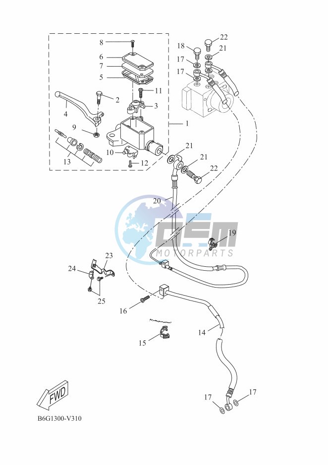 FRONT MASTER CYLINDER