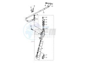 WR F 250 drawing REAR MASTER CYLINDER