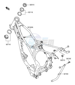 RM100 (E21) drawing FRAME