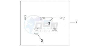 CBR1000RR9 Australia - (U / MK) drawing TANK BAG ATT KIT