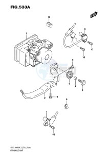 GSX-1300R ABS HAYABUSA EU drawing HYDRAULIC UNIT