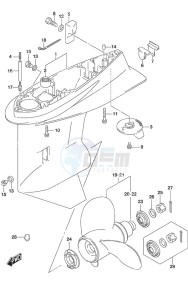 DF 115A drawing Gear Case