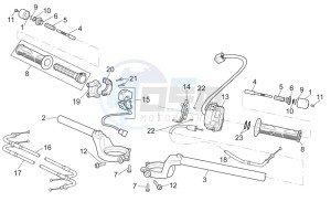 RSV 2 1000 drawing Handlebar