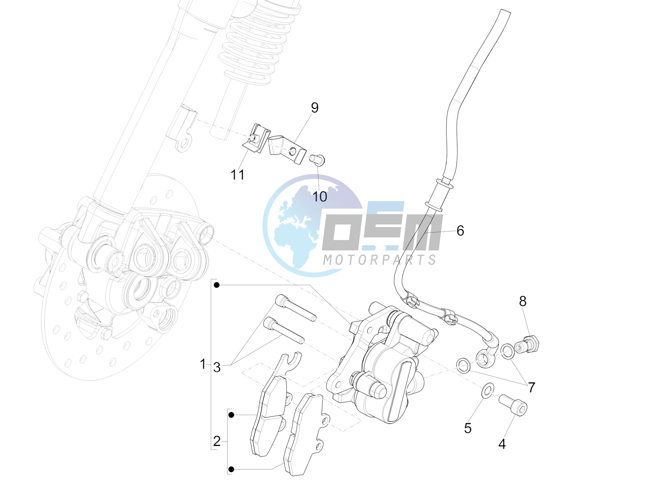 Brakes pipes - Calipers