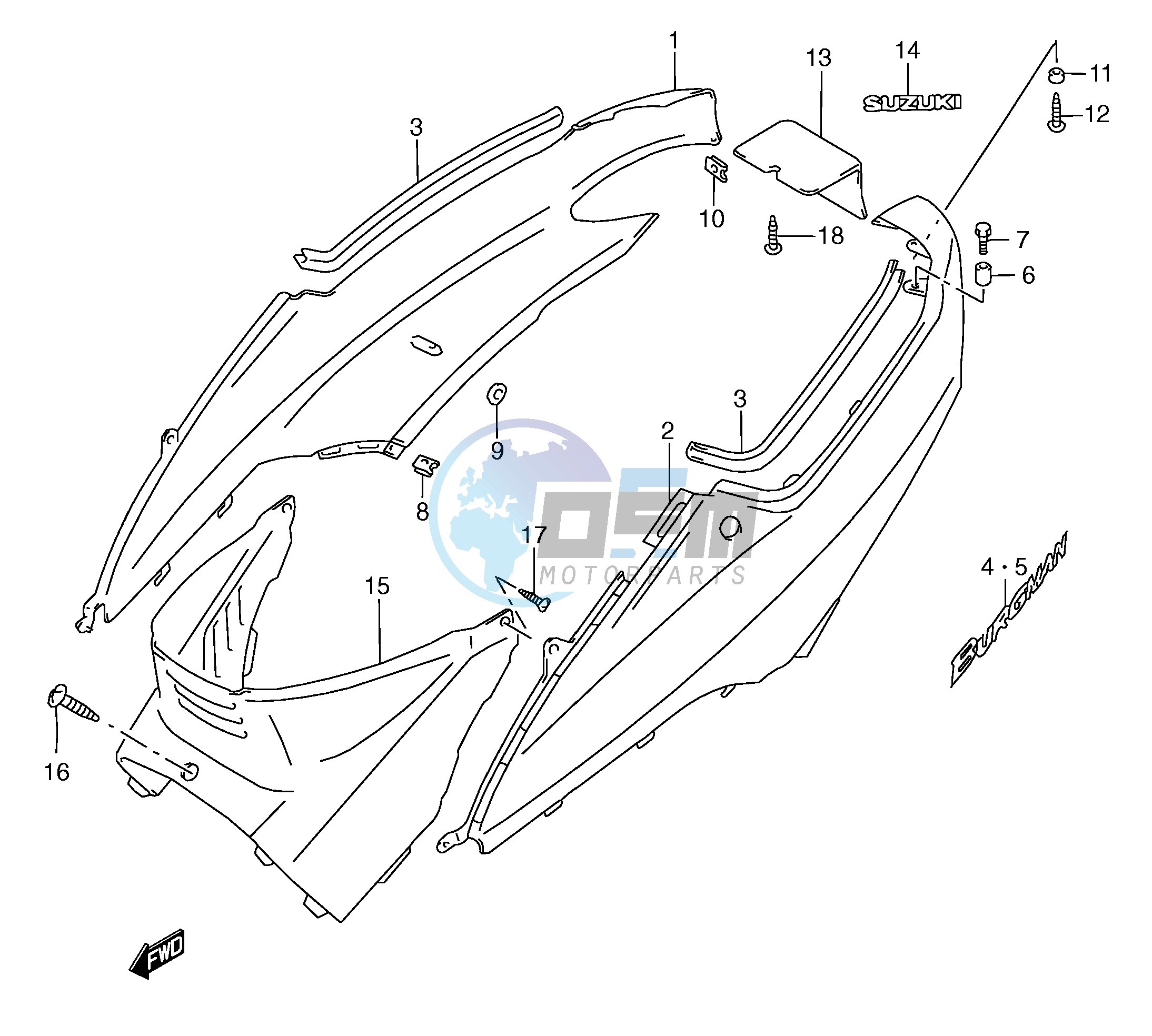 FRAME COVER (MODEL Y)