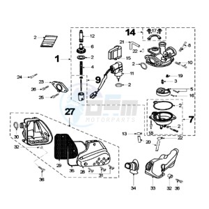 FIGHT E drawing CARBURETTOR