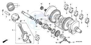 CBF1000AA Europe Direct - (ED / ABS) drawing CRANKSHAFT/PISTON