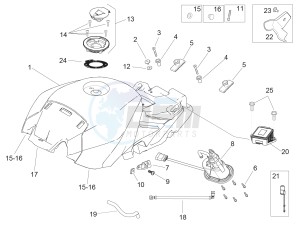 RSV4 1000 Racing Factory L.E. (APAC) (AUS, CP, Ja, MY, NZ, RI, VN) drawing Fuel tank