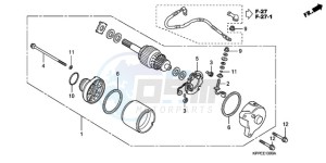 CBR125RW9 U / WH drawing STARTING MOTOR