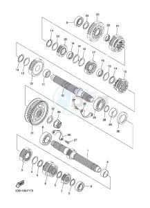 XVS1300A MIDNIGHT STAR (1CS5) drawing TRANSMISSION