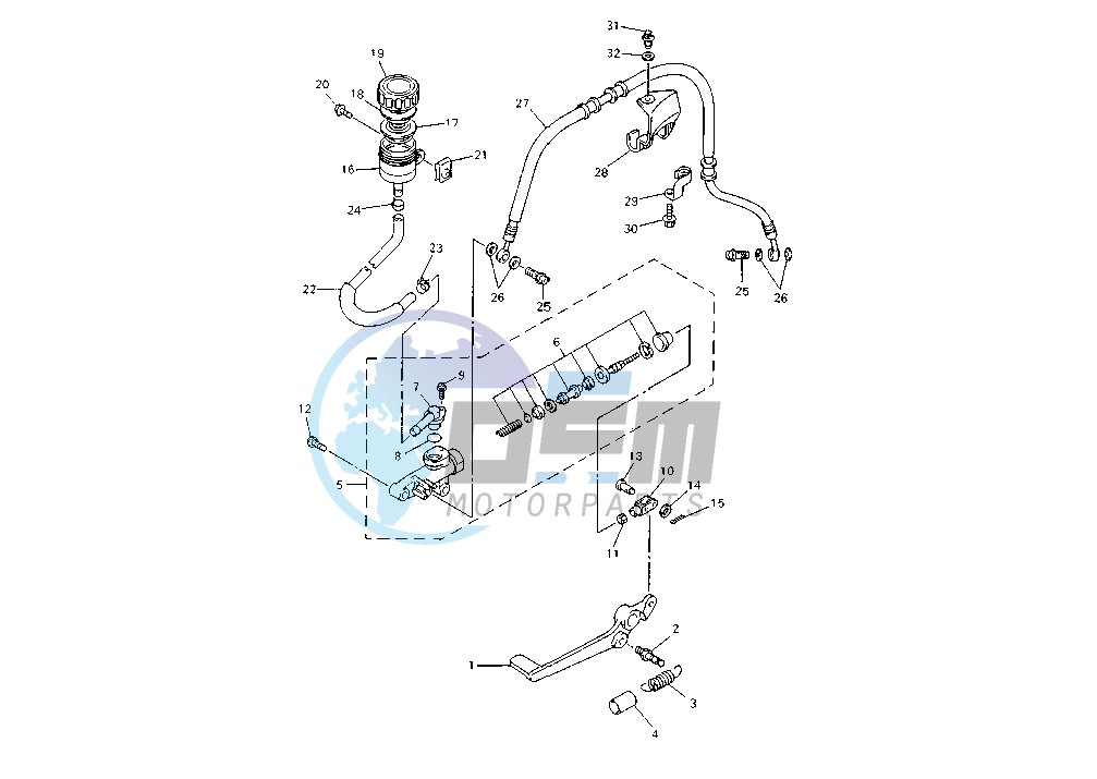 REAR MASTER CYLINDER