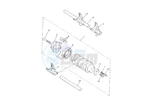 XVS DRAG STAR 650 drawing SHIFT CAM-FORK