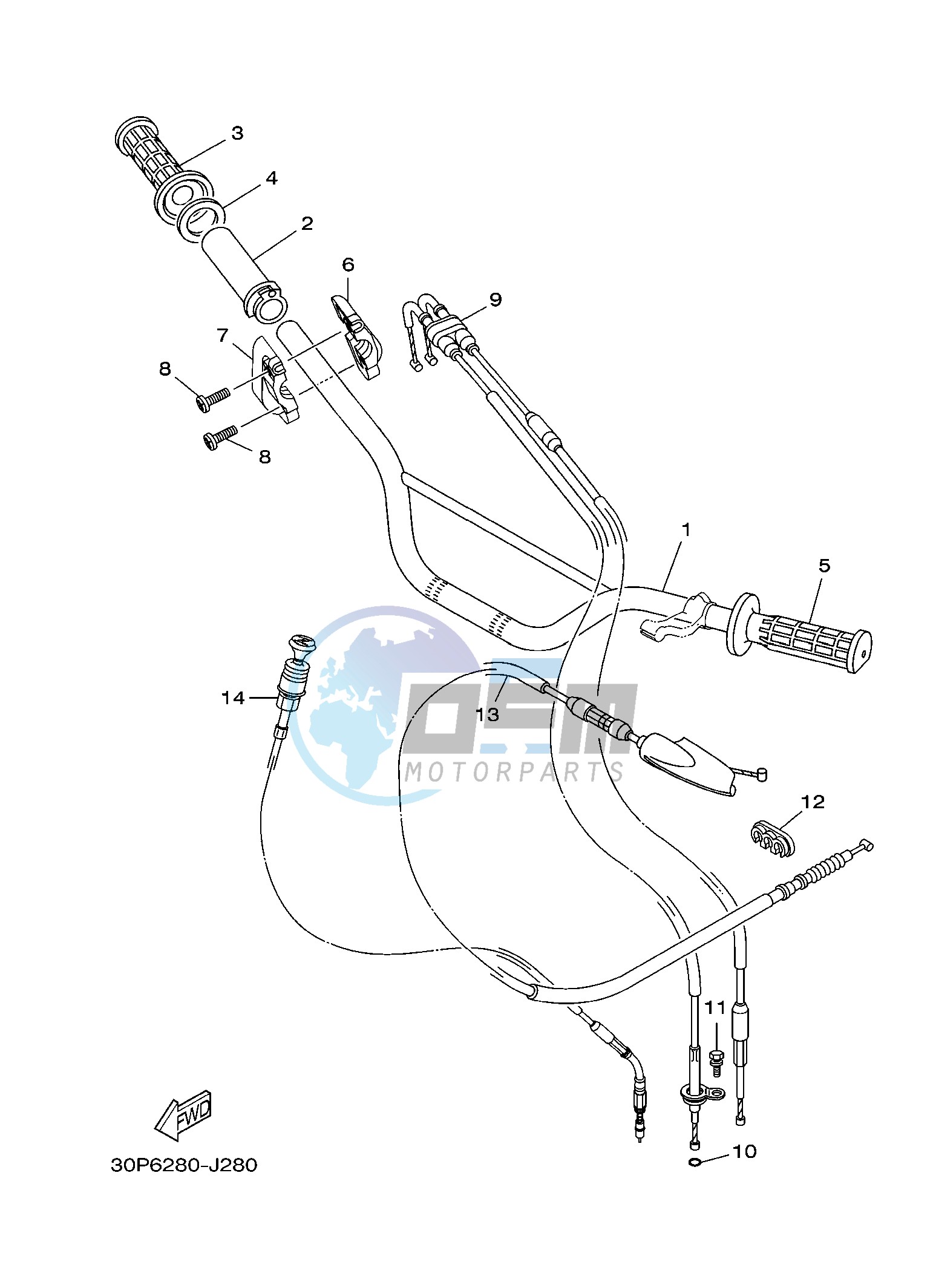 STEERING HANDLE & CABLE