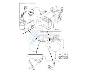 YZF R 125 drawing ELECTRICAL DEVICES