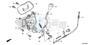 TRX420FPMD TRX420 Europe Direct - (ED) drawing SELECT LEVER