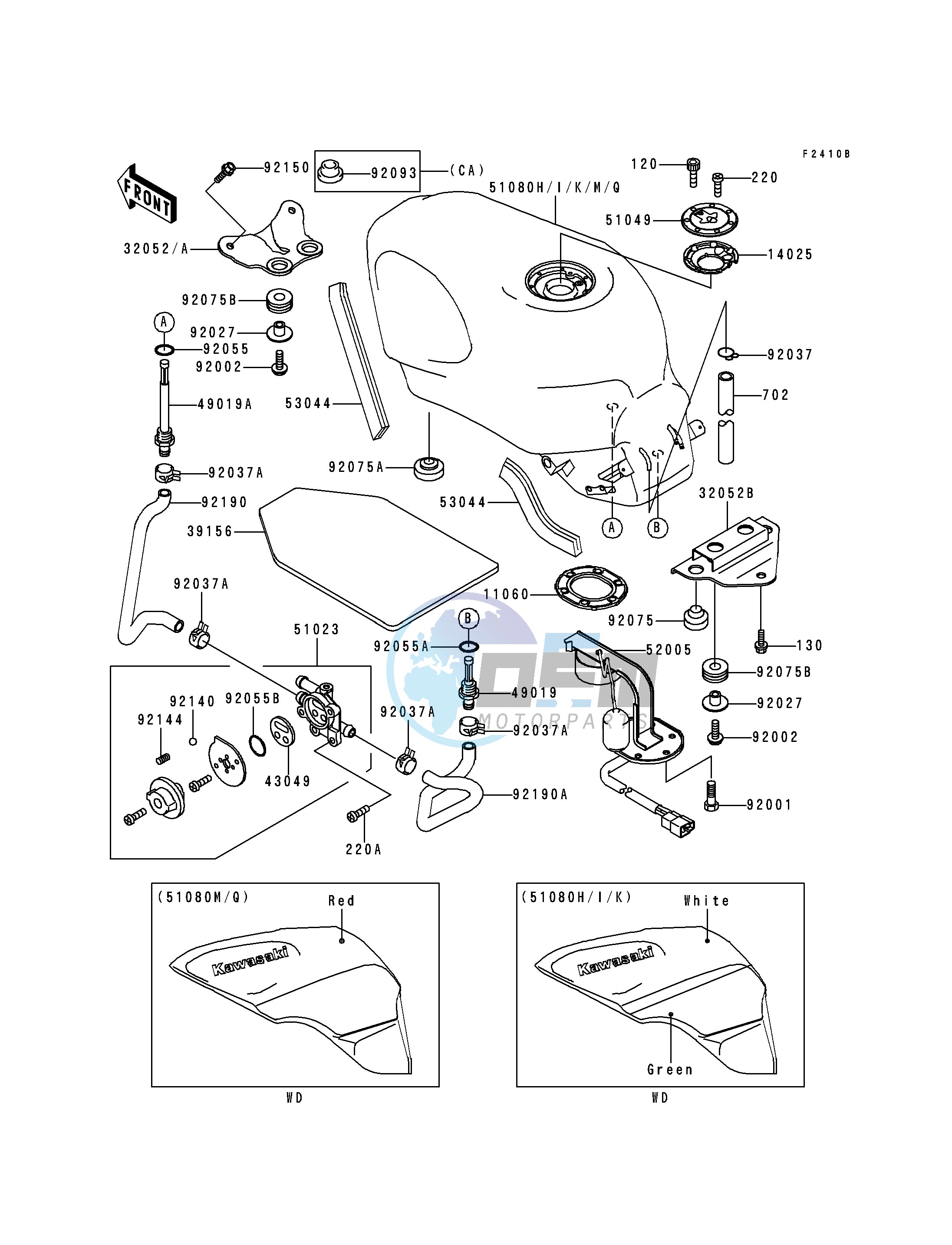 FUEL TANK -- ZX600-E3- -