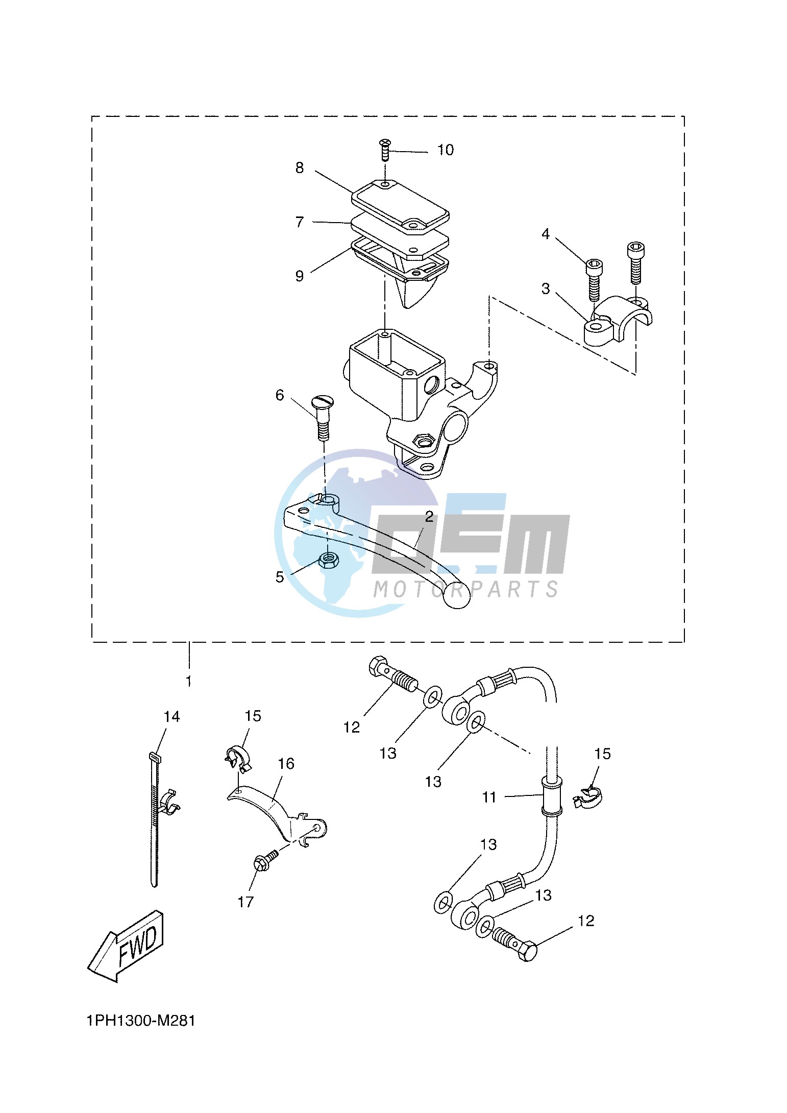 REAR MASTER CYLINDER