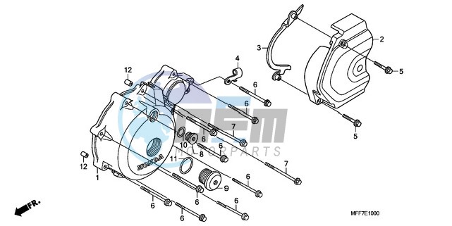 LEFT CRANKCASE COVER