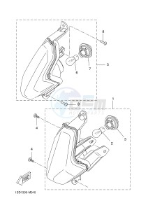 YPR250RA XMAX 250 ABS EVOLIS 250 ABS (2DLA 2DLA) drawing FLASHER LIGHT