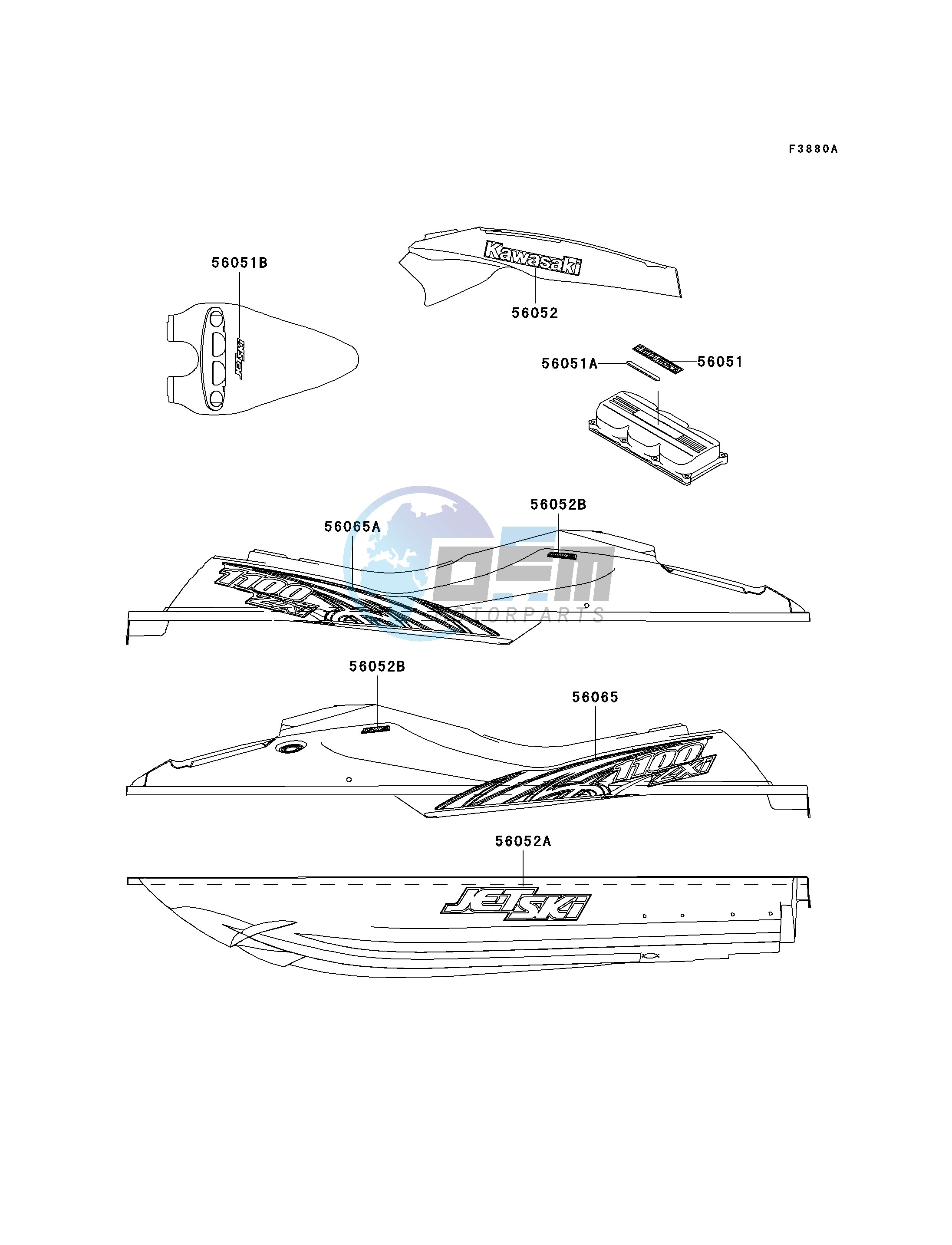 DECALS-- JH1100-A7- -