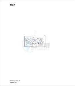 SV650/S drawing GASKET SET