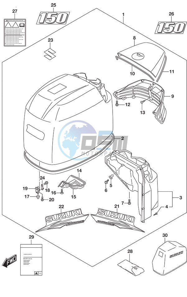 Engine Cover (White)