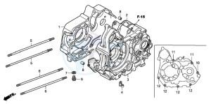 TRX90 SPORTRAX90 drawing CRANKCASE