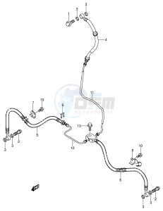 LT-F400 (P24) drawing FRONT BRAKE HOSE