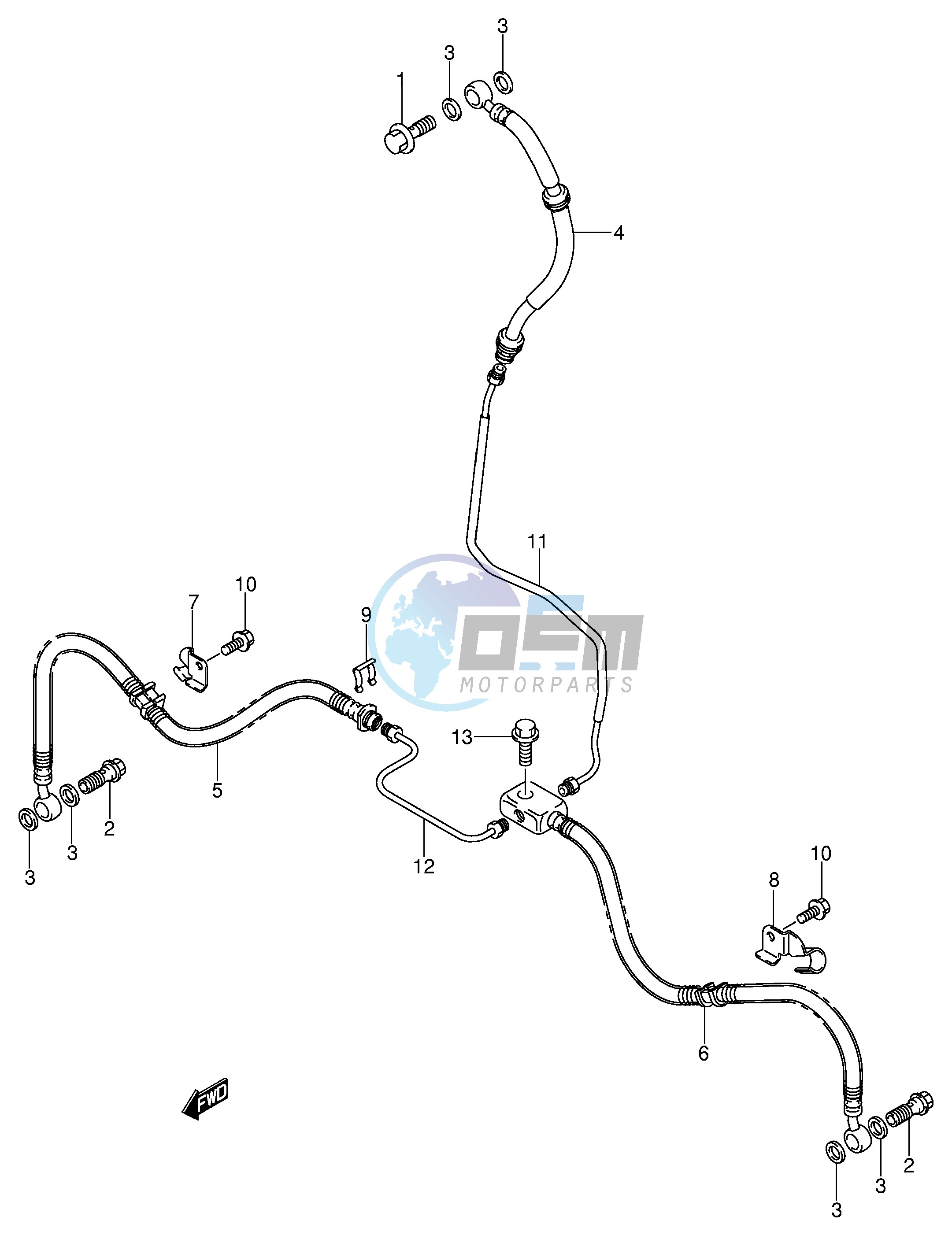 FRONT BRAKE HOSE