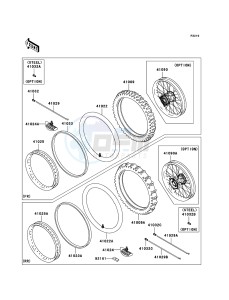 KX450F KX450EBF EU drawing Tires