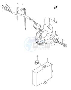 GSX600F (E2) Katana drawing SIGNAL GENERATOR (MODEL J K L M N P R S)