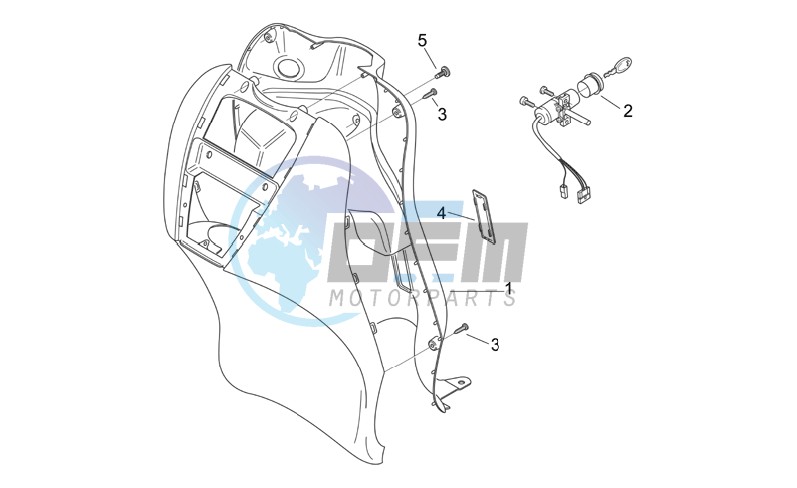 Front body V - Internal shield