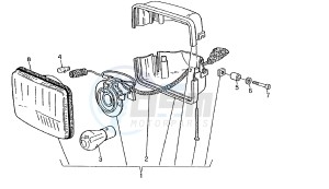 W4 6V 50 drawing HEADLAMP