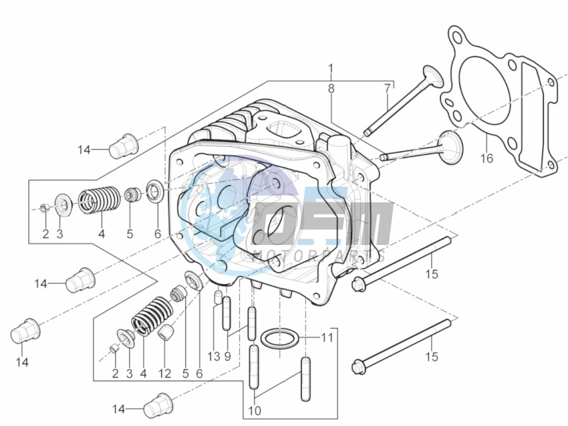 Cylinder head unit - Valve