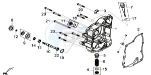 GTS 125I ABS-SNS EURO4 L7 drawing COVER RIGHT