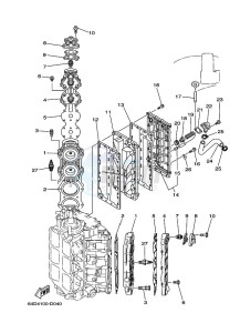 200FETOX drawing CYLINDER--CRANKCASE-2