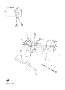 YZF-R6 600 R6 (1JSL 1JSM) drawing HANDLE SWITCH & LEVER