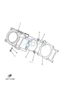 YFM450FWBD KODIAK 450 EPS (BHT4) drawing CYLINDER