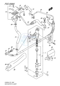 DL650 ABS V-STROM EU drawing REAR MASTER CYLINDER