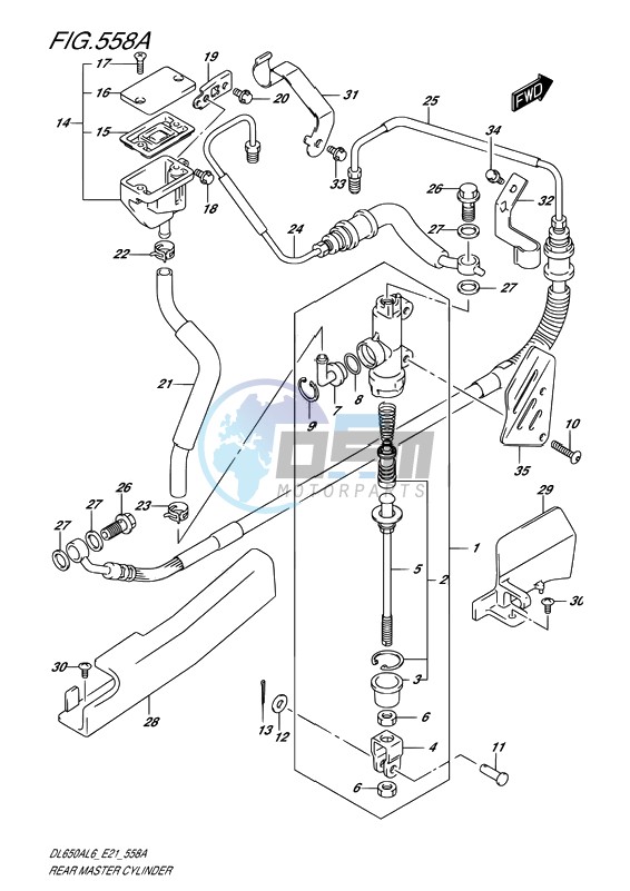 REAR MASTER CYLINDER